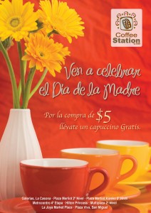 Coffee Station Mother's Day Poster
